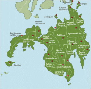 Carte de Mindanao