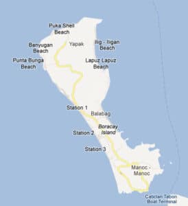 Carte de boracay