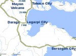 Carte d'Albay Legazpi